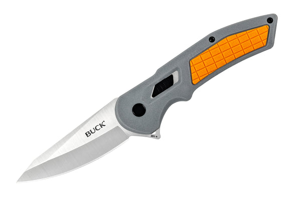 Buck Knives 261 Hexam EDC Flipper Orange Folding Knife W/ Clip 0261ORS