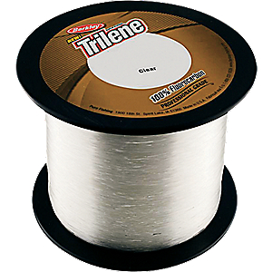 Berkley 1133075 Trilene 100% Fluorocarbon Professional Grade Line Spool 2000 Yards, 0.016" Diameter,17 lbs Breaking Strength, Clear 028632232859