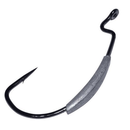 Gamakatsu Superline EWG Plain Hook Weighted Size 3/0 1/8 oz 5pk - NS Black