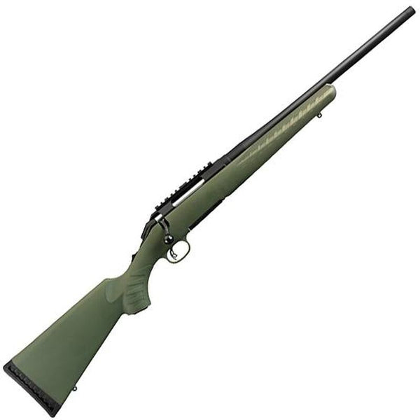 Ruger American Predator Bolt Action Rifle .308 Winchester 18" Barrel 4 Rounds Free Floated Adjustable Trigger One Piece Scope Rail Composite Stock Moss Green
