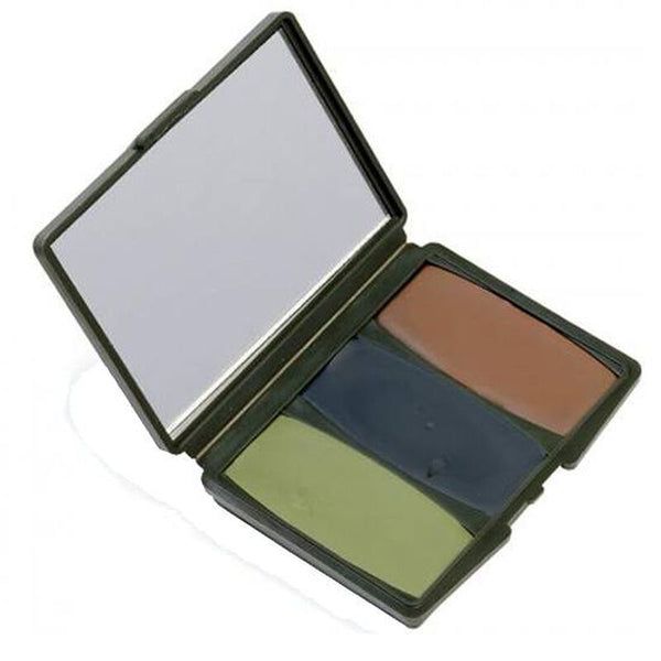 Hunters Specialties Camo Compac 3 Color Woodland Makeup Kit Green, Black & Brown