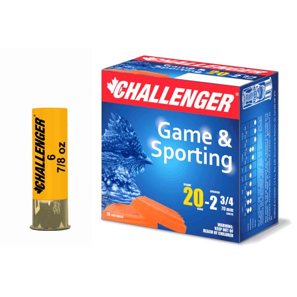 Challenger 20 Ga 2 3/4" #4 Standard Ammunition