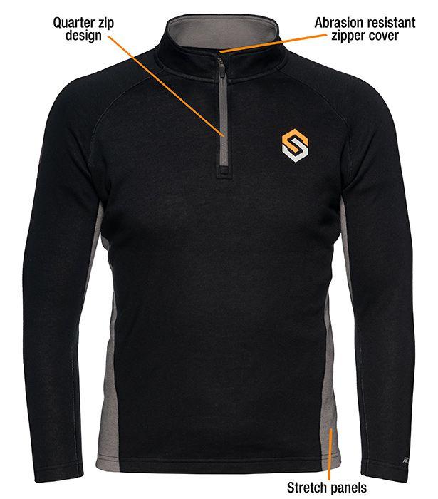 BE:1 TREK BASE MERINO WOOL SHIRT