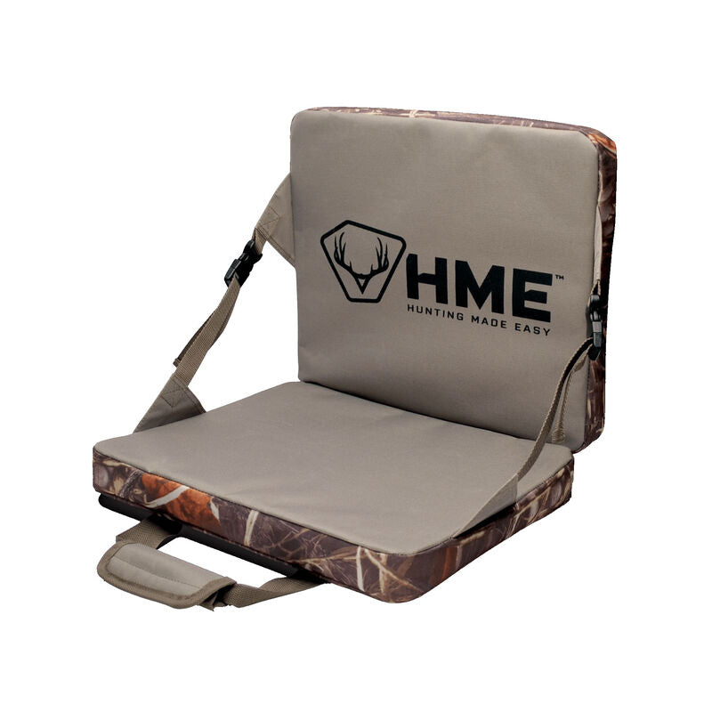 Hunting Made Easy Folding Seat Cushion Tan and Camo