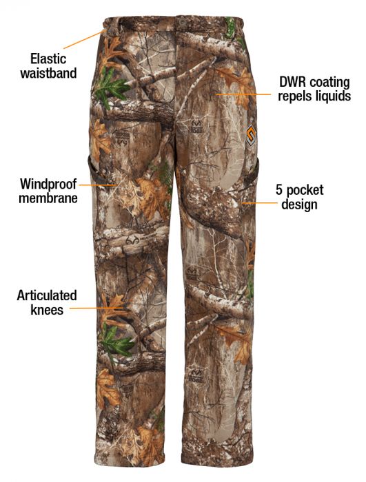 Wind Brace Windproof Fleece Pant