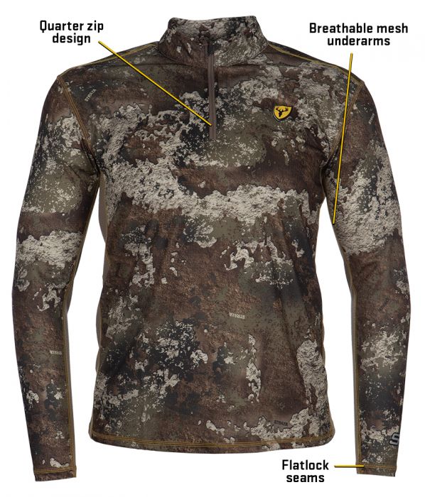 SHIELD SERIES ANGATEC 1/4 ZIP PERFORMANCE TEE