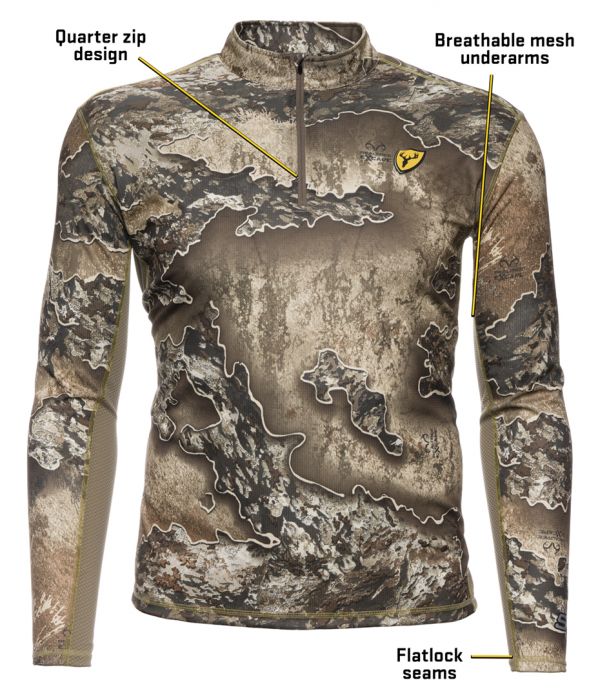 SHIELD SERIES ANGATEC 1/4 ZIP PERFORMANCE TEE