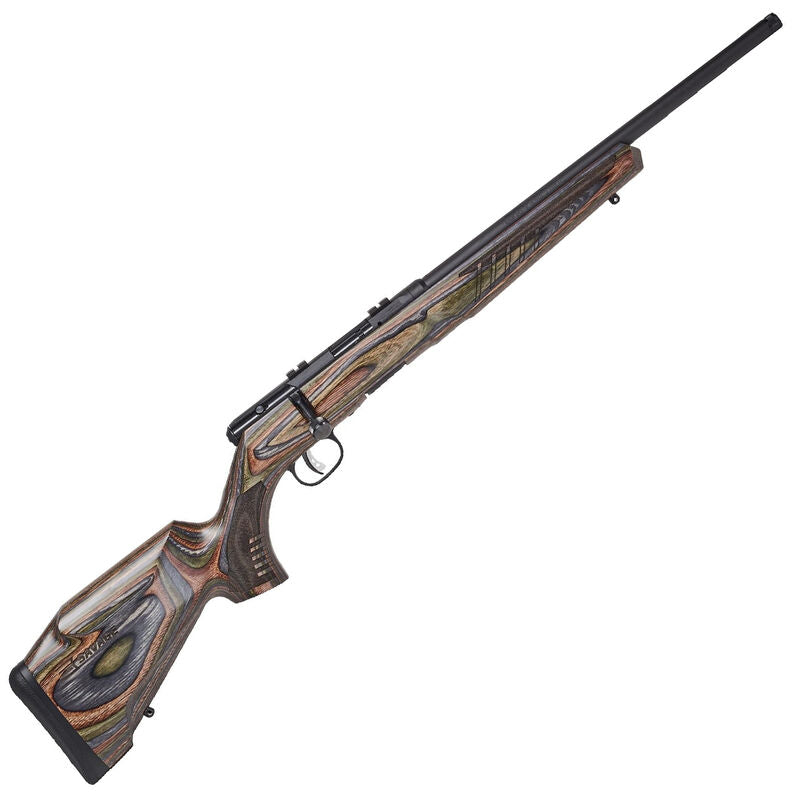 Savage Arms B22 BNS-SR .22 WMR Bolt Action Rifle 18" Barrel 10 Rounds Timber Hardwood Laminate Stock Matte Black