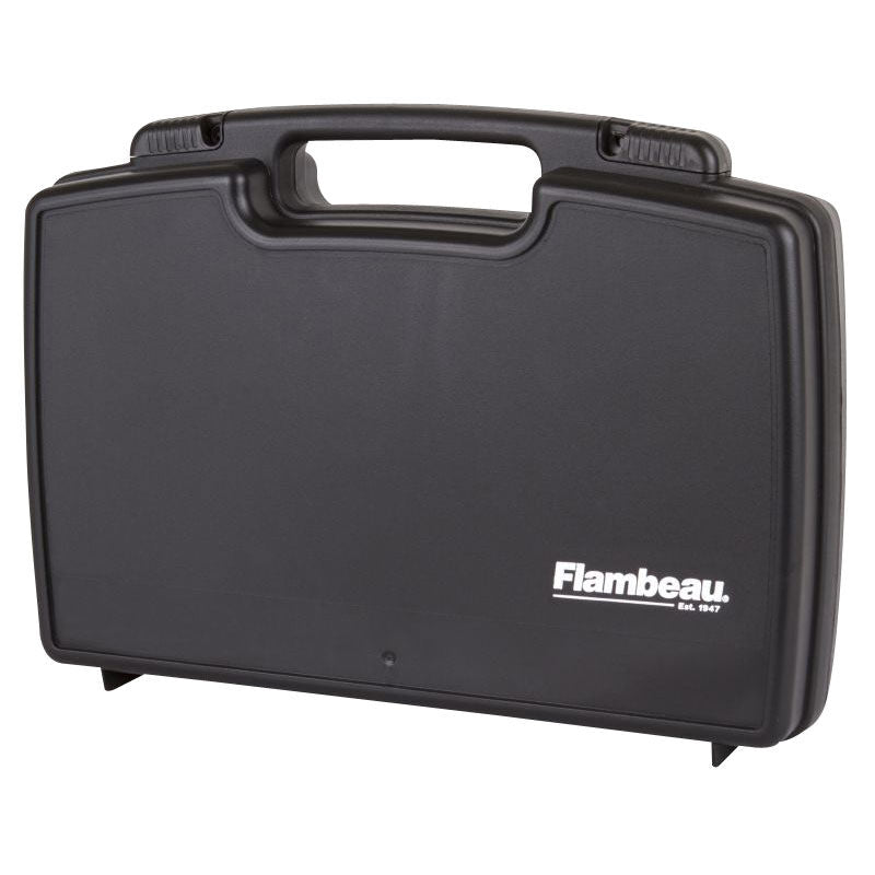 Flambeau Safe Shot Pistol Pack 17" Handgun Case, Plastic, Black