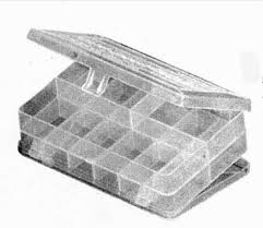 PLANO ORIGINAL STOWAWAY 14 FIXED COMPARTMENTS MICRO ORGANIZER  CASE