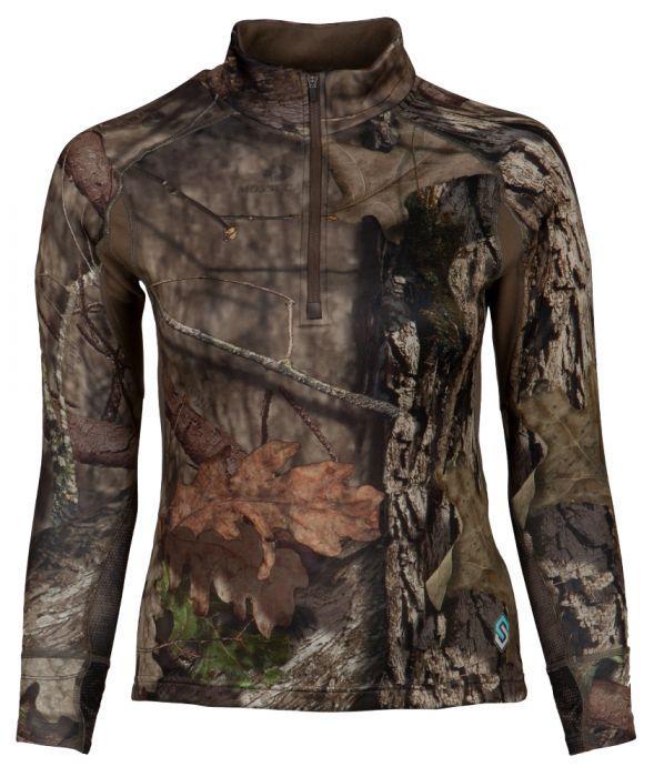 Womens BaseSlayer AMP Midweight 1/4 Zip Top