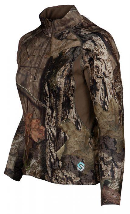 Womens BaseSlayer AMP Midweight 1/4 Zip Top