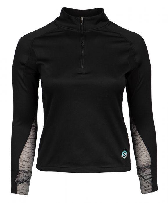 Womens BaseSlayer AMP Midweight 1/4 Zip Top