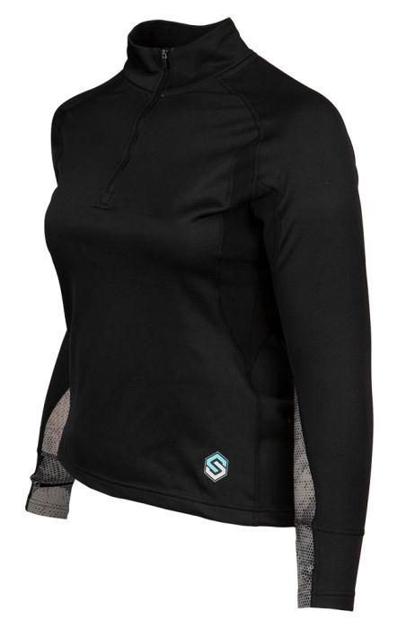Womens BaseSlayer AMP Midweight 1/4 Zip Top