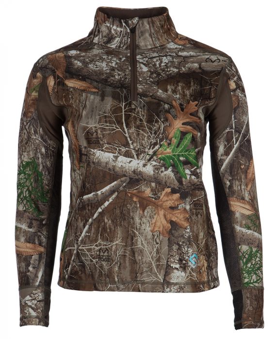 Womens BaseSlayer AMP Midweight 1/4 Zip Top