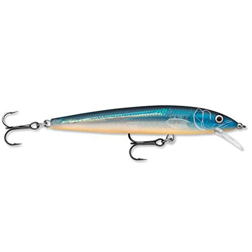 Rapala HJ10GP Husky Jerk, 4, 3/8 oz, Glass Perch, Suspending