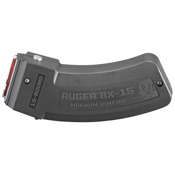 Ruger BX-15 Magnum 15 Round Magazine .17 HMR/.22WMR Polymer Matte Black Finish