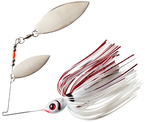 Booyah BYBW12645 Double Willow Blade Spinnerbait 1/2oz Chartreuse/Perch