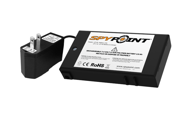 SPYPOINT- LITHIUM BATTERY PACK & CHARGER