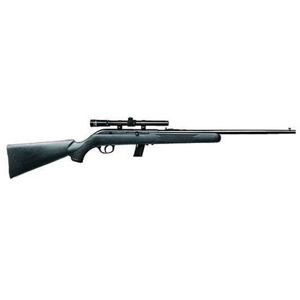 Savage Model 64FXP Semi Automatic Rifle .22 Long Rifle 20.5" Barrel 10 Rounds Black Synthetic Stock Blued Finish 40000