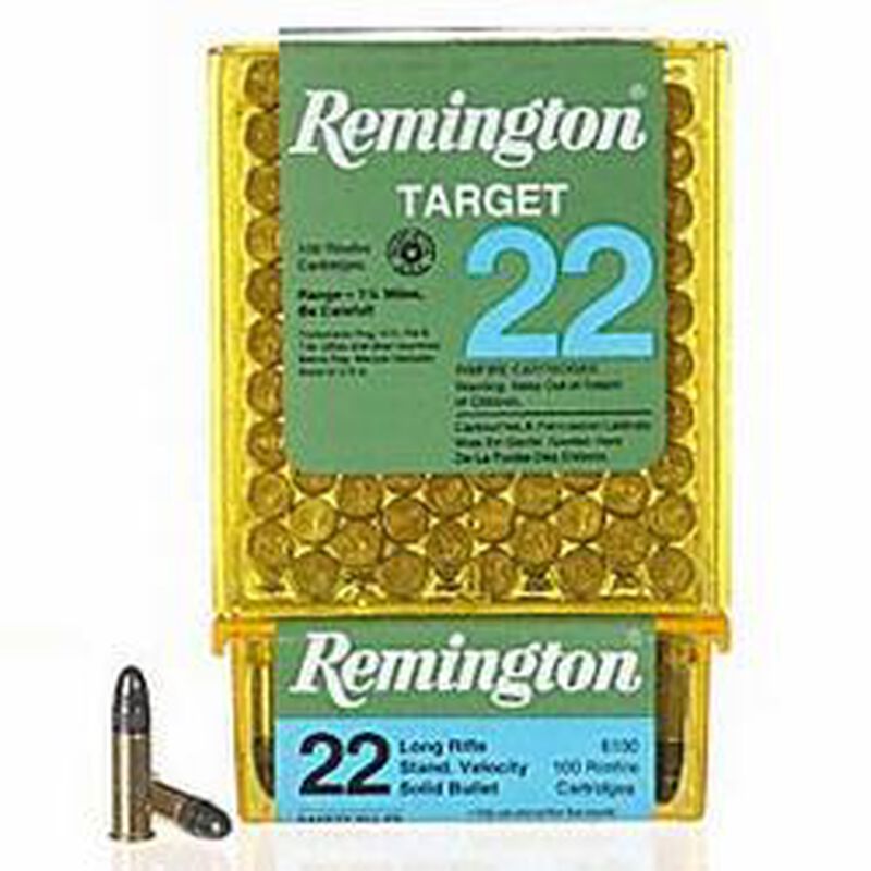 Remington Target .22 Long Rifle Ammunition 40 Grain LRN 1150 fps