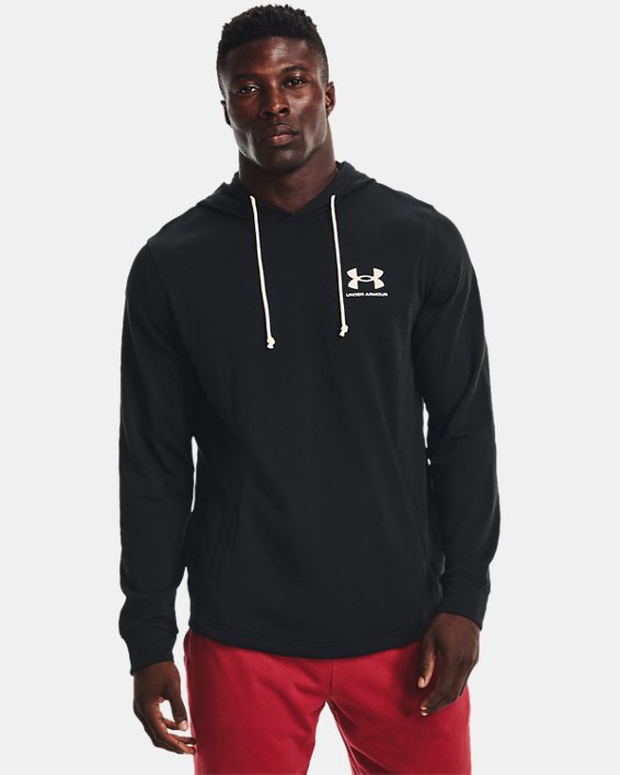 Under Armour Mens Rival Terry LBR Hoodie, Pullover, Drawstring