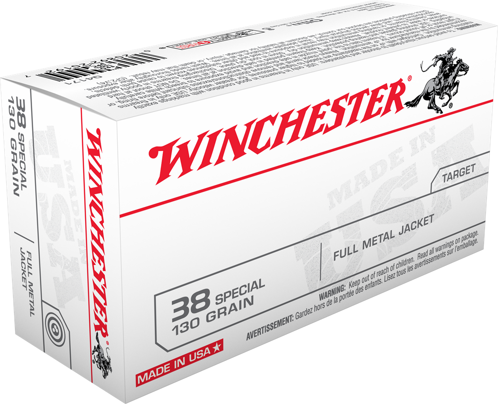 WINCHESTER TARGET 38 SPECIAL  130 GR    50 RDS