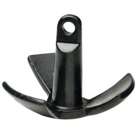 Seachoice River Anchor-Black Vinyl-30LB - 41530