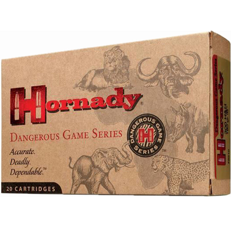 Hornady Dangerous Game Rifle Ammo 375 Ruger 300 Gr Dgx Bonded 20 Rnds