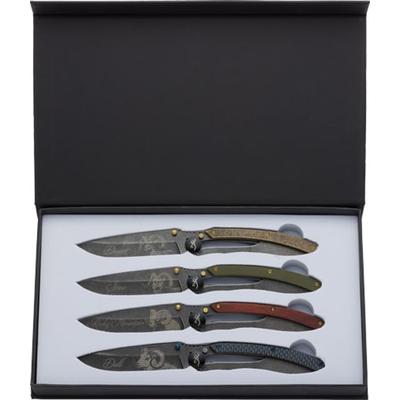 Browning Sheep Collection Folding Knife 3.5" Set of 4 pieces