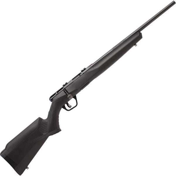Savage B17 F Compact Bolt Action Rimfire Rifle .17 HMR 18" Barrel 10 Rounds Synthetic Stock Black, Accutrigger