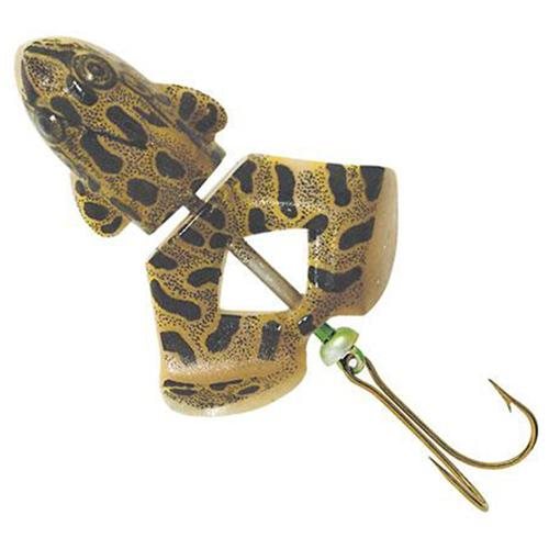 Rebel T460 BuzzN Frog Topwater Bait, 2 1/2, 1/2 oz, Green Bullfrog, Floating