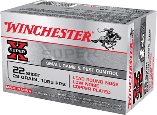 Winchester Super-X - 50 Rounds X22S - 22 Short - 29 gr LRN