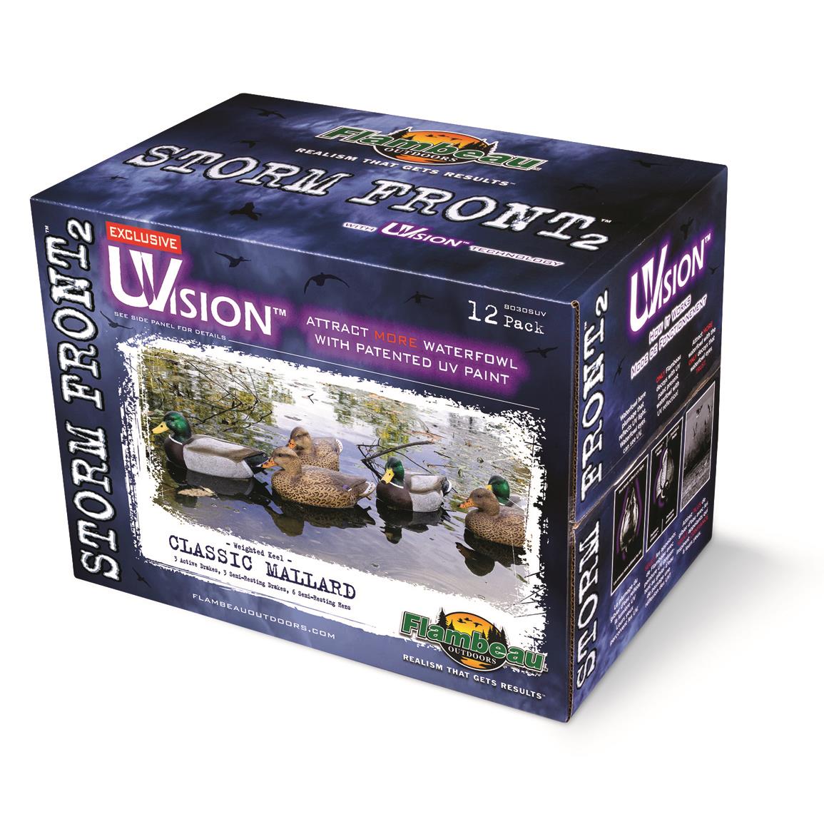 flambeau storm front uvision   MALLARD DECOYS  6 PACK