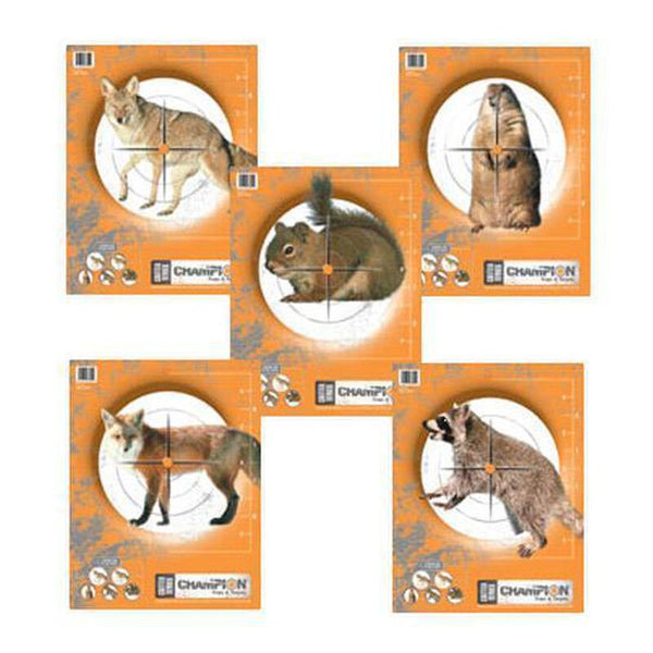 Champion Critter Practice Paper Target 11"x14" 10 Pack