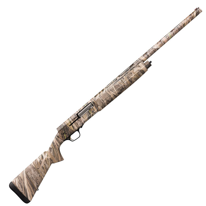 Browning A5 12 Gauge Semi Auto Shotgun 26" Barrel 3.5" Chamber 4 Rounds Fiber Optic Front Sight Synthetic Stock Mossy Oak Shadow Grass Habitat