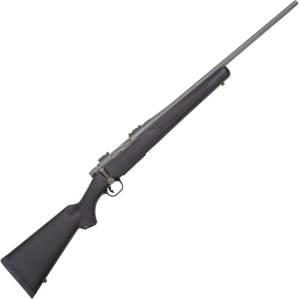 Mossberg Patriot Synthetic Bolt Action Rifle 6.5 Creedmoor 22" Fluted Barrel 4 Rounds Black Synthetic Stock Cerakote Stainless Finish