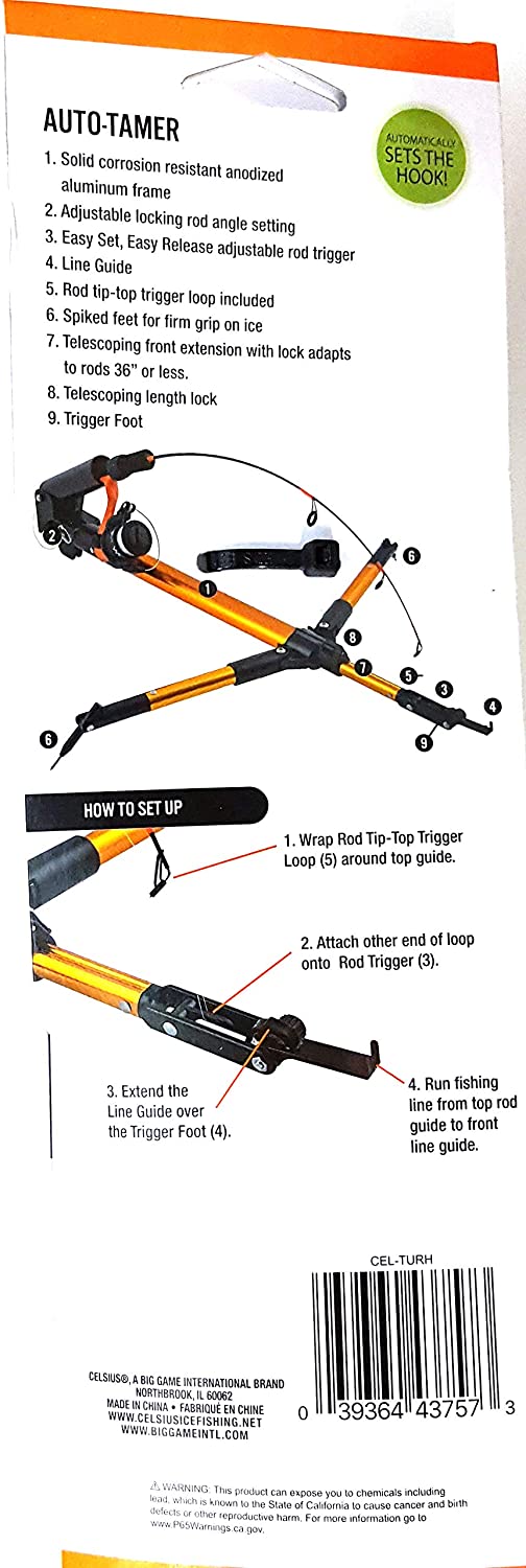 Celsius CEL-TURH Rod Holder Up-Tip Auto Tamer Hook - Setting Rod Holder