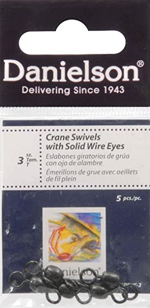 Danielson Crane Swivels with Solid Wire Eyes - #3