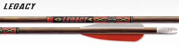 Easton - Carbon Legacy - .002" - 400 Spine - 4" Feather Fletched - 6 Pk