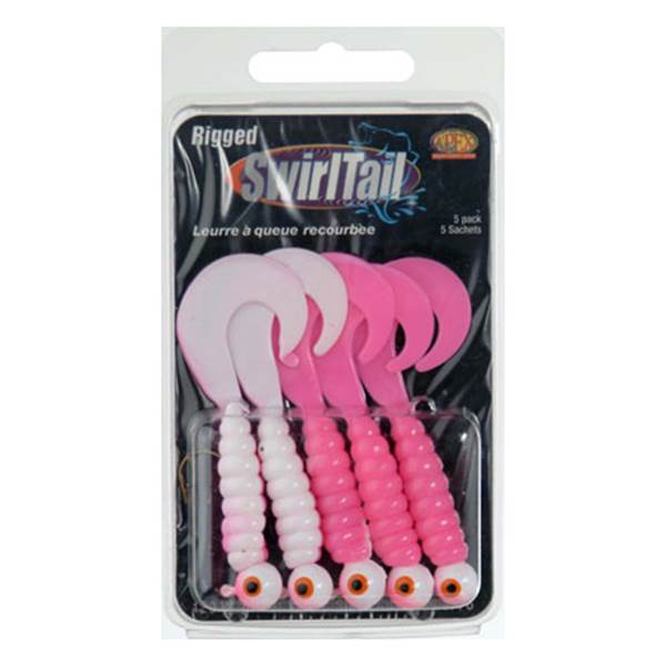 Apex  Rigged Grubs 1-4oz Wt 5pk