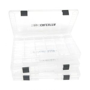 Calcutta 3 Pk 3700 Clear 2 Latch Tackle Tray