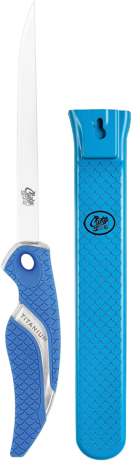 Cuda 9" Titanium Bonded Freshwater Fillet Knife with Sheath
