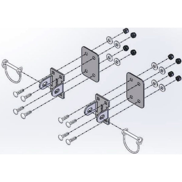 Clam Hitch Mounting Kit