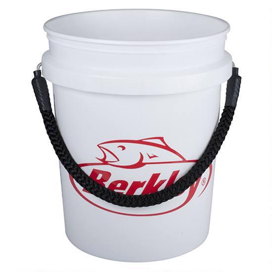 Berkley 5 Gallon Rope Handle Bucket, White