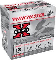 WINCHESTER SUPER X  XPERT 12 GA 2 3/4"   1 1/8 OZ  BB