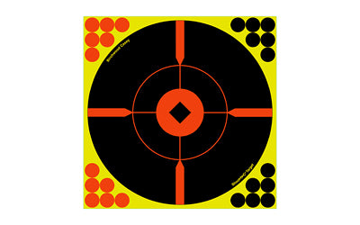 Birchwood Casey, Shoot-N-C Target, Round, Crosshair Bullseye, 12",5 Targets