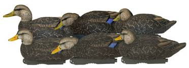GREENHEAD GEAR PRO GRADE XD BLACK DUCK DECOYS   6 PK