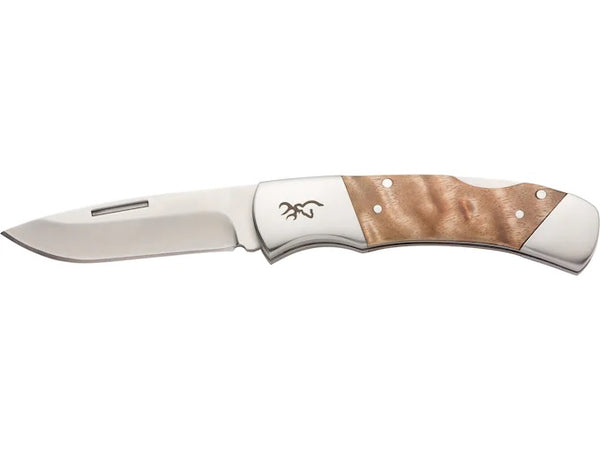 Browning Timber Folding Pocket Knife 2.75" Drop Point