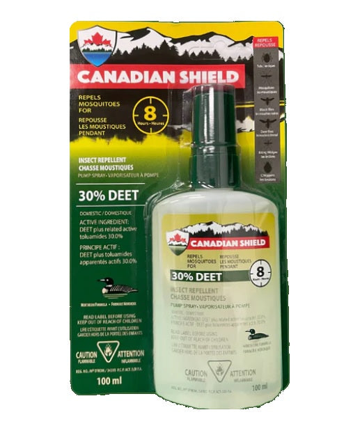 Canadian Shield 30% DEET Insect Repellent Pump Spray 100ml